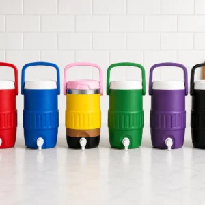 Can Cooler with<br> Changeable Lids