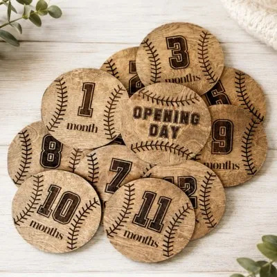 Baseball Baby<br> Milestone Discs