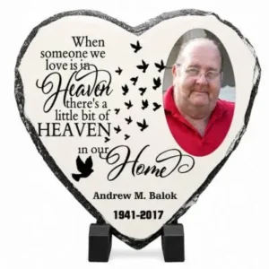 Personalized Heart <br>Shaped Memorial