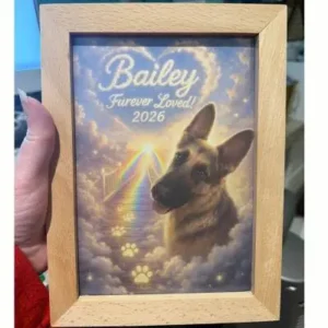 Lighted <br>Memorial Frame