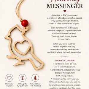 Heavenly Messenger Cardinal Memorial Ornament